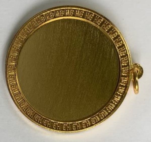 Medaille Figuren gold mit Öse